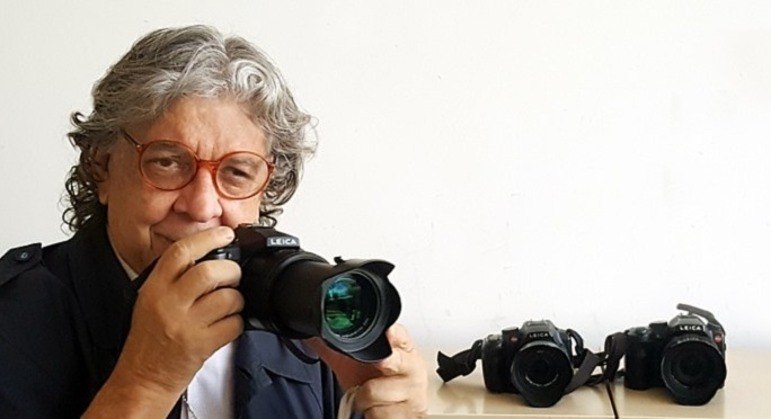 O fotógrafo Orlando Brito, que morreu nesta sexta-feira (11) em Brasília ORLANDO BRITO/ACERVO PESSOAL