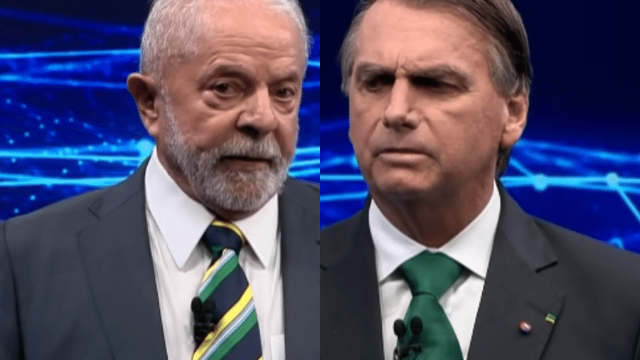 Lula (PT) e Jair Bolsonaro (PL) Imagem: UOL