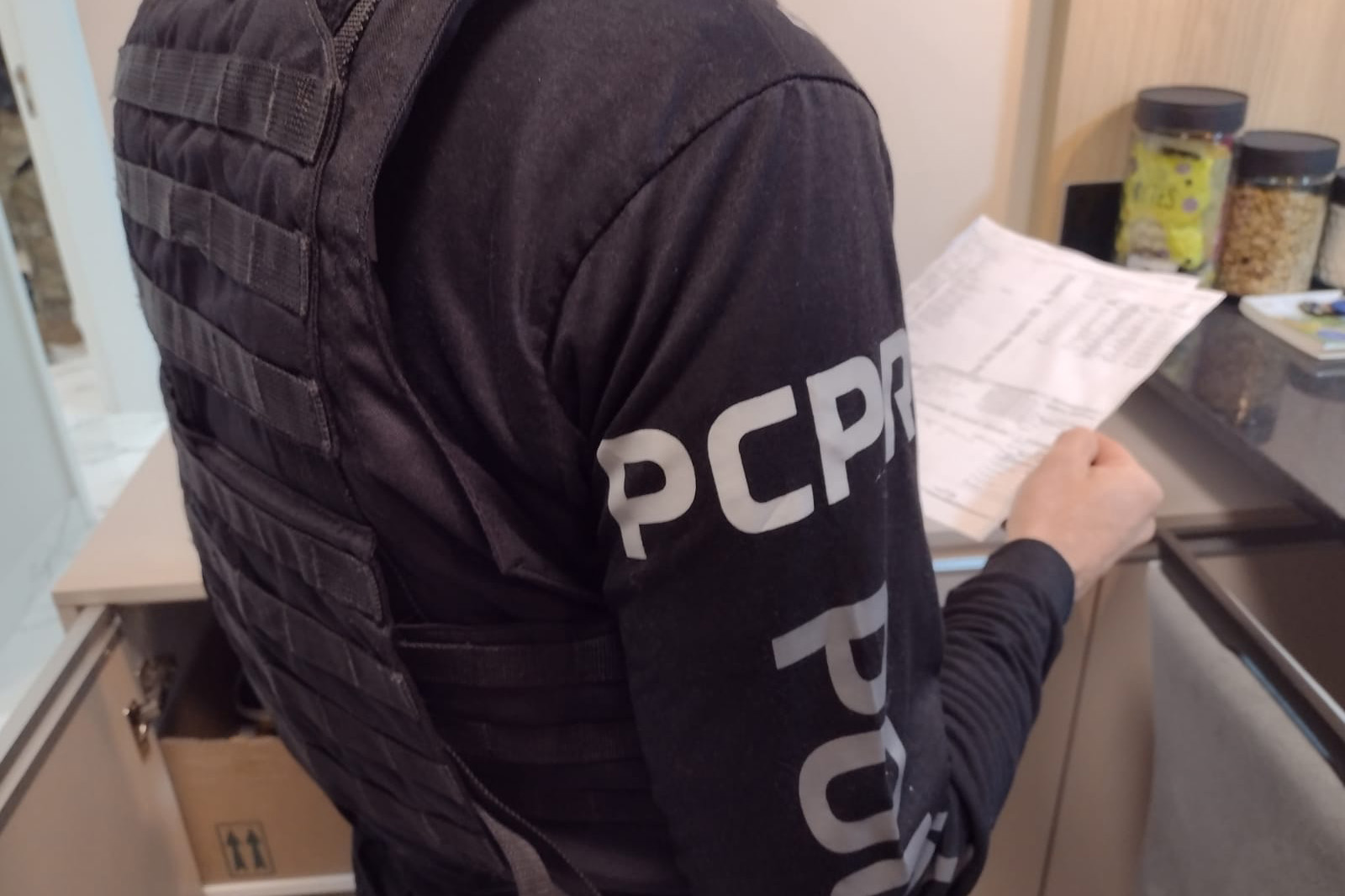 PCPR prende integrantes de organização ligada ao tráfico e lavagem de dinheiro Foto: PCPR