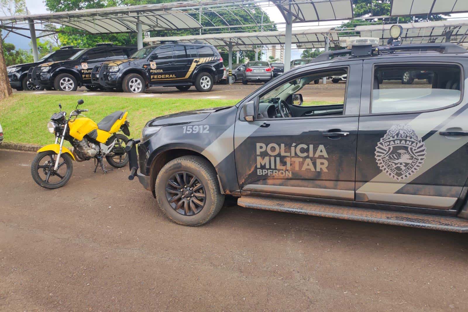 Polícia Militar apreende 10 mil anabolizantes contrabandeados em Foz do Iguaçu Foto: PMPR