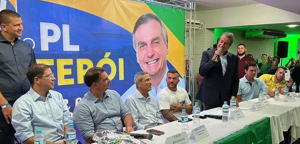 Valdemar Costa Neto fala durante encontro do PL no Rio de Janeiro (Foto: Reprodução/Instagram)