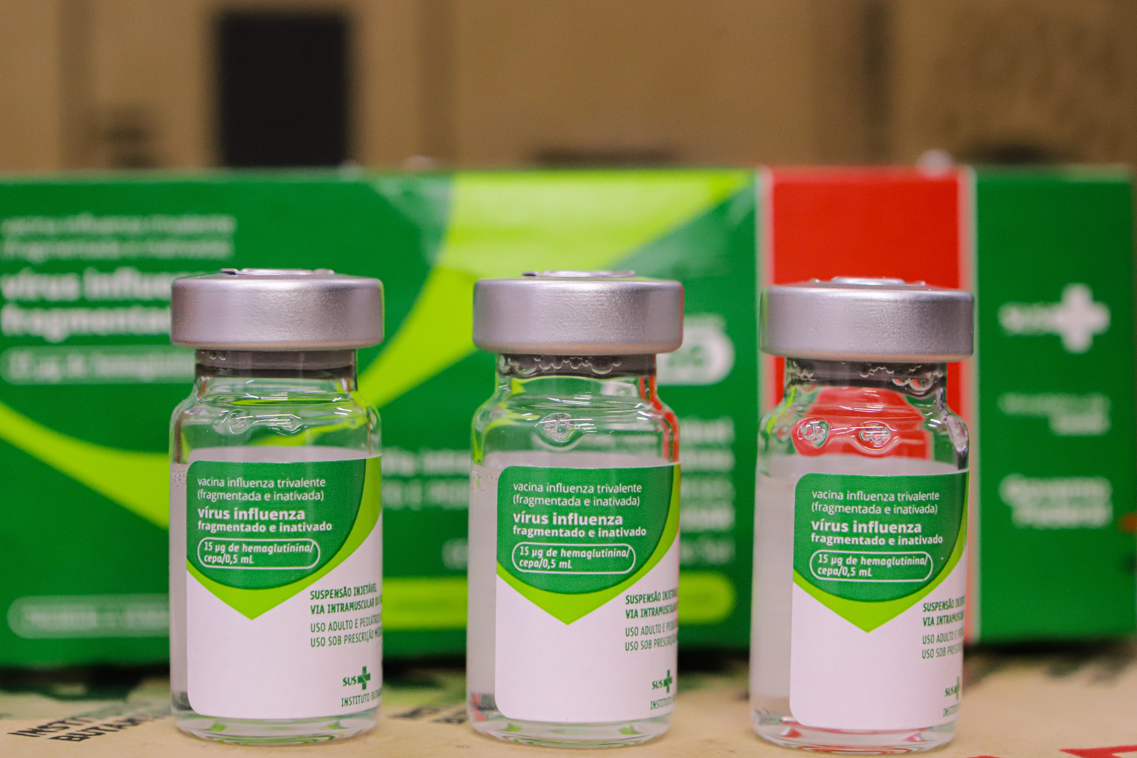 Paraná recebe as primeiras doses de vacinas para a nova campanha contra a gripe Foto: Roberto Dziura Jr/AEN