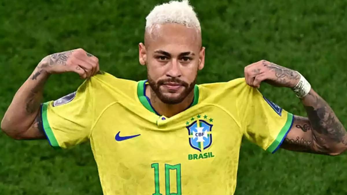 Neymar apontado como melhor da Seleção pela maioria dos torcedores - Créditos: AFP