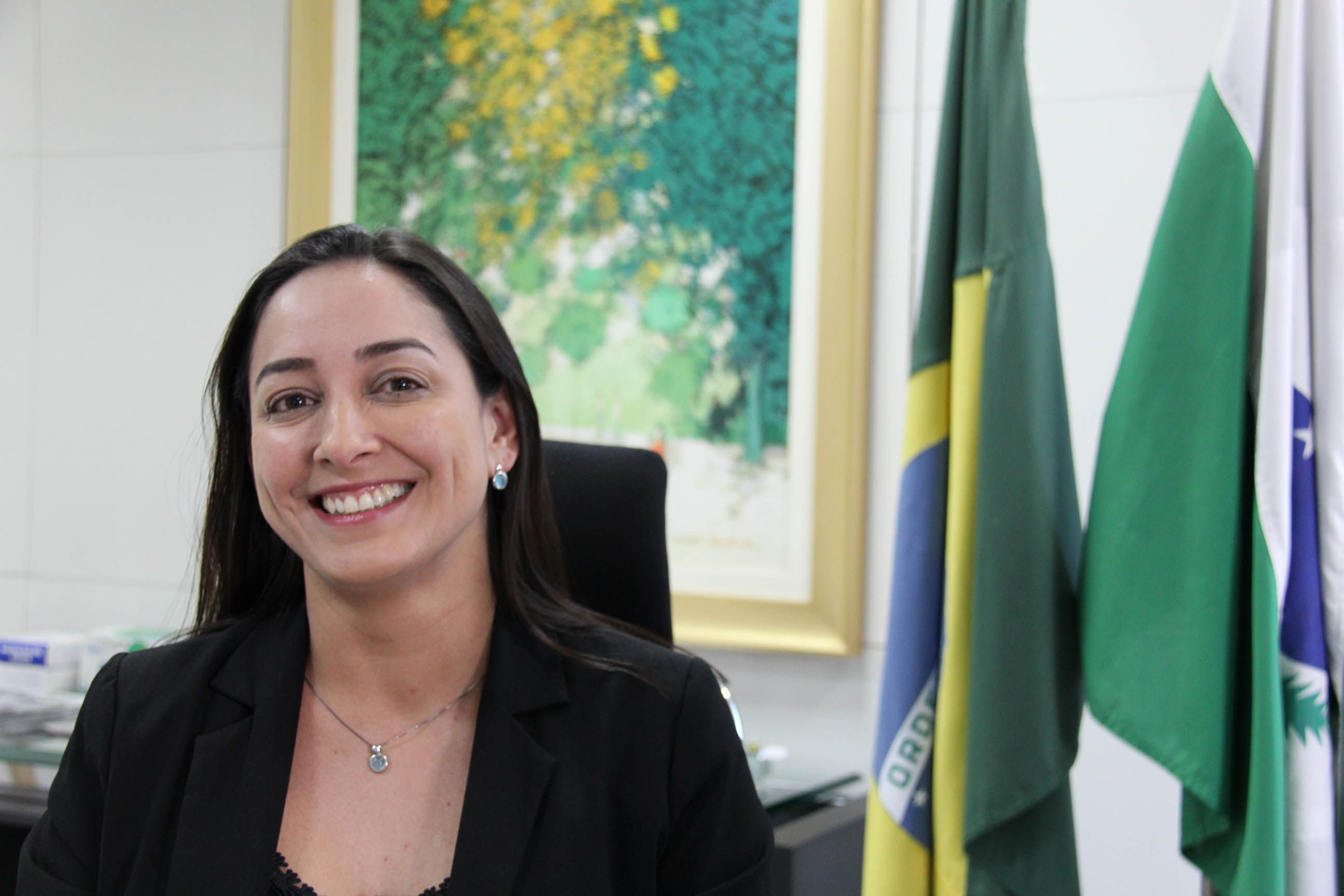 A advogada Luciana Carla da Silva, que era diretora-geral da Secretaria da Administração e da Previdência, vai assumir a Controladoria Geral do Estado (CGE). Foto: SEAP