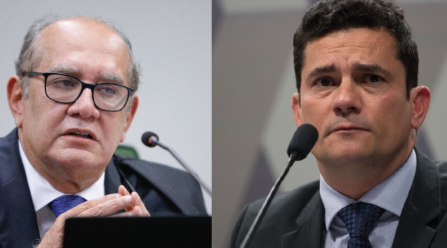 Gilmar Mendes e Sérgio Moro vivem atrito desde abril por conta de vídeo - Foto: Fellipe Sampaio | SCO | STF e Fabio Pozzebom I Agência Brasil