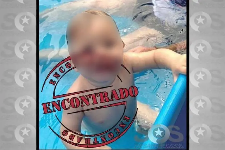 Anúncio de que menino de 2 anos que sumiu em SC foi e encontrado - Foto: @julianobxd no Instagram
