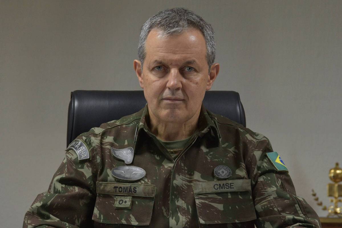 Comandante do Exército, general Tomás Miguel. Foto: Reprodução