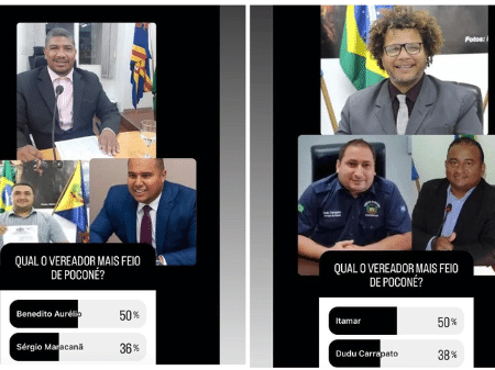 Eleição do vereador mais feio vira caso de polícia no Mato Grosso Foto: Reprodução Redes Sociais