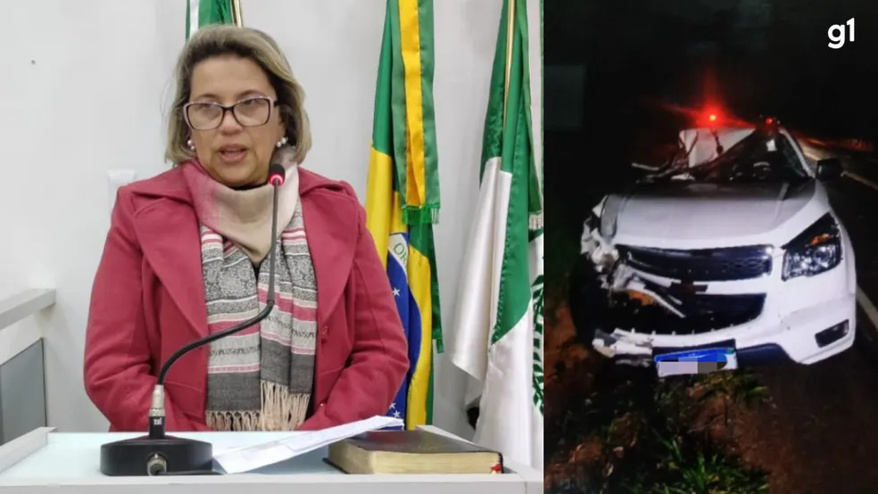 Secretária de Educação de Arapoti morre após acidente na PR-422 - Foto: Divulgação/Câmara Municipal de Arapoti e PRE