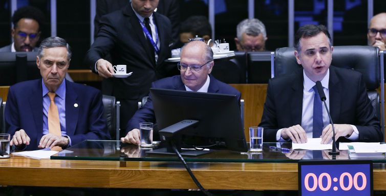 Geraldo Alckmin, durante a sessão solene do Congresso Nacional - Lula Marques/ Agência Brasil