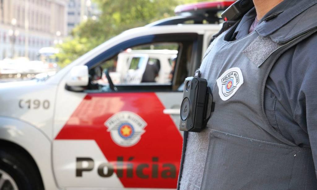 Uso de câmeras acopladas aos uniformes de policiais militares do estado de São Paulo - Rovena Rosa/Agência Brasil