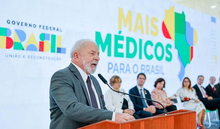 Presidente Lula no lançamento do Mais Médico em 2023 | foto: Ricardo Stuckert